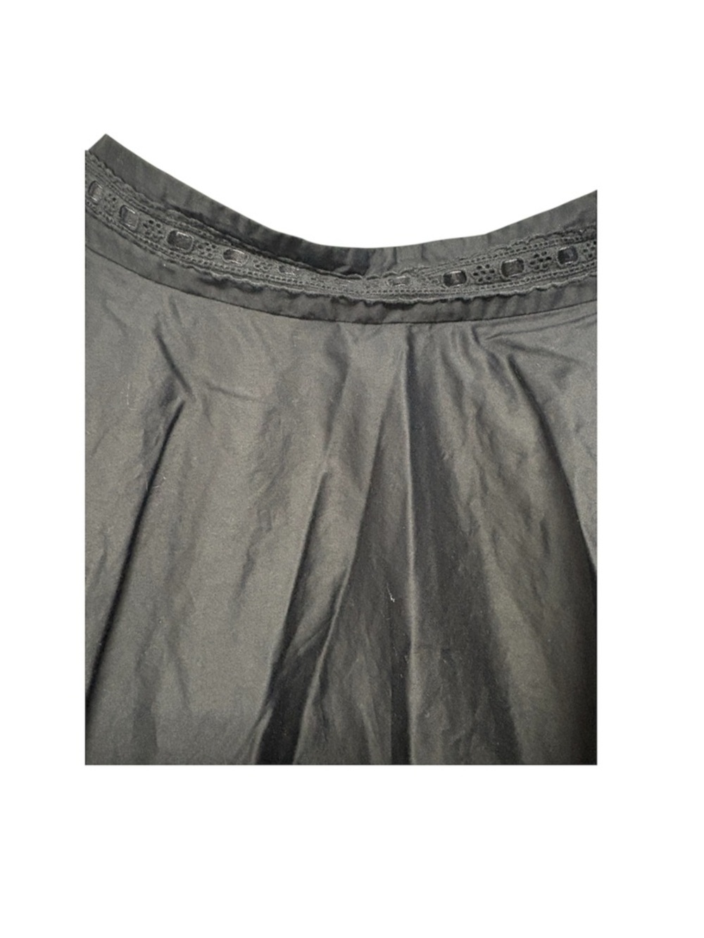 Odille Anthropologie Black Full Circle Midi Skirt size 4. - Picture 7 of 9